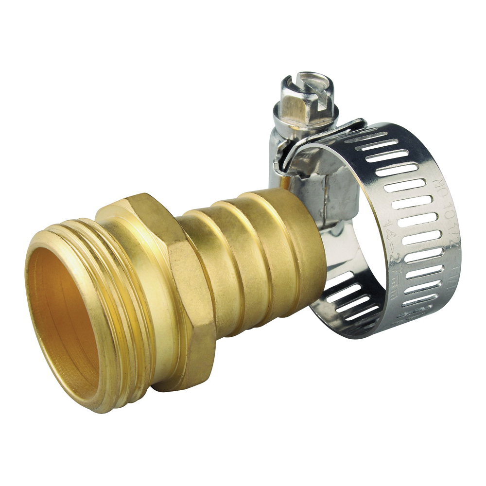 Hose Repair 3/4" Barb x 3/4" MGH Brass