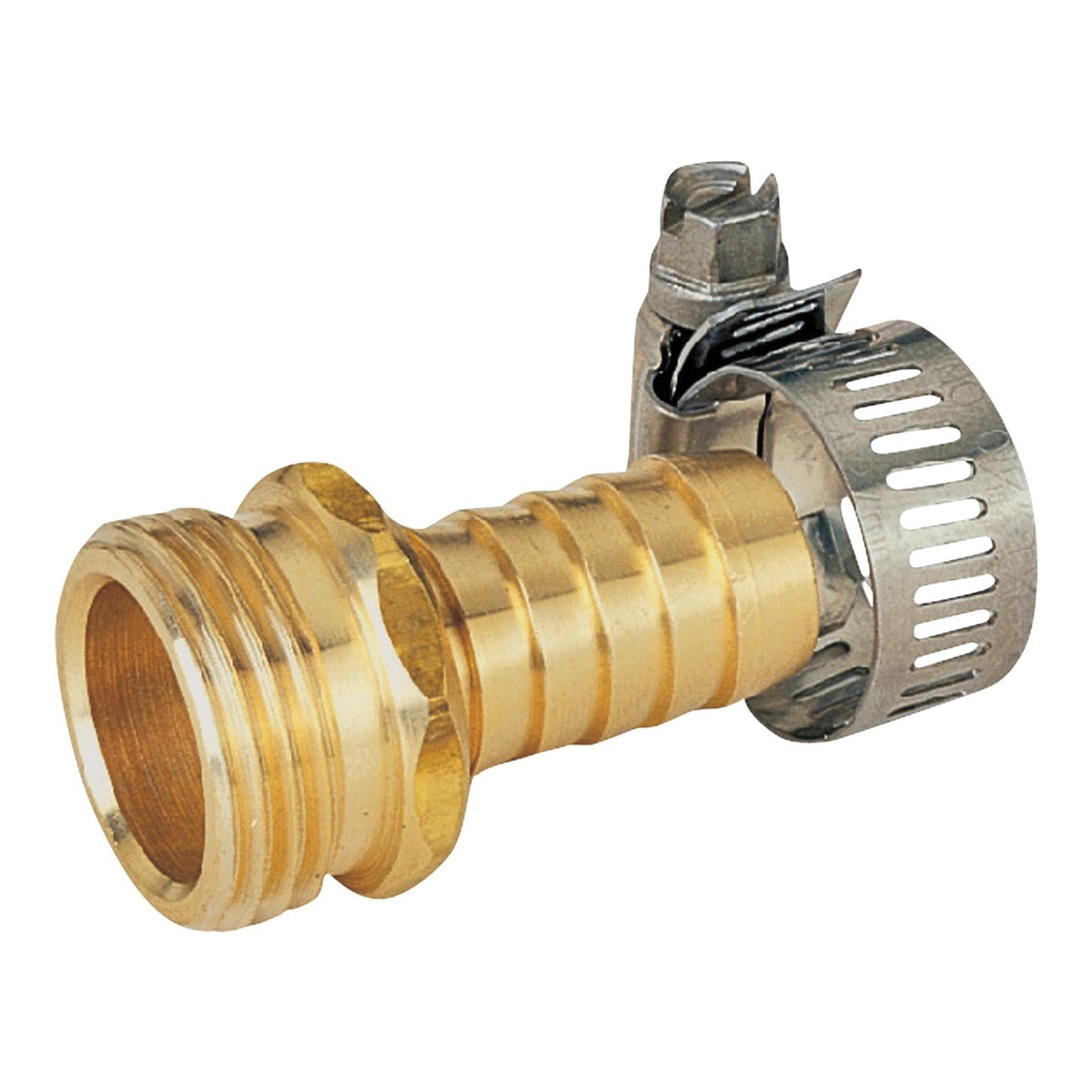 Hose Repair 5/8" Barb x 3/4" MGH Brass