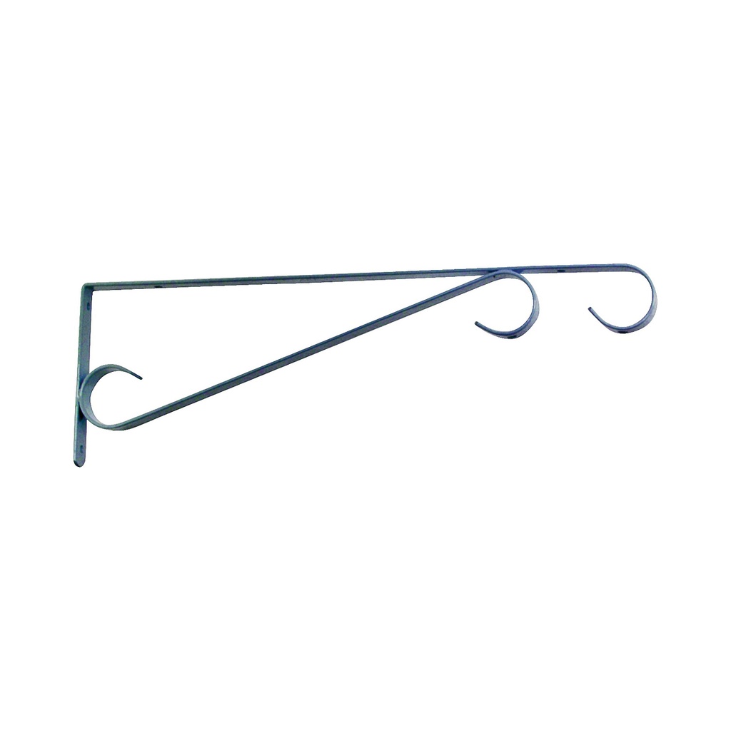 Planter Bracket 15" Double Pot Swivel White
