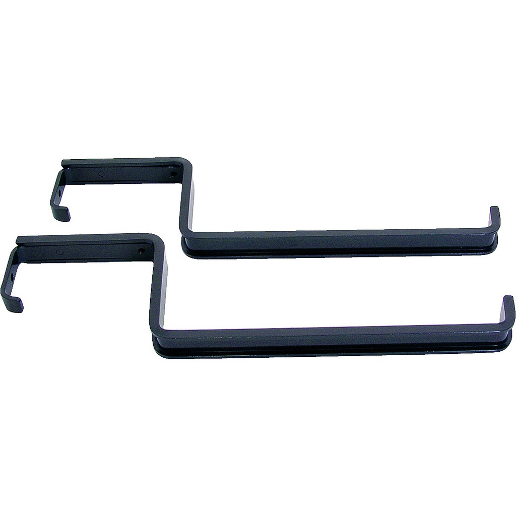 Flower Box Railing Bracket Black