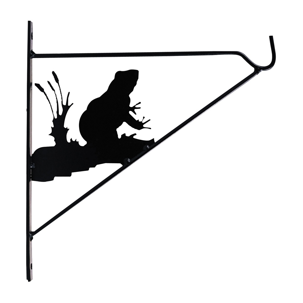 Planter Bracket 11" Frog Black