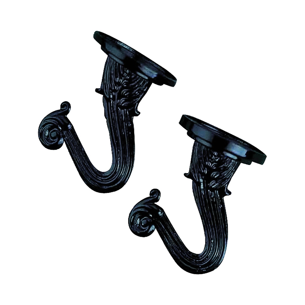 Ceiling Swag Hooks Antique Brass 2pk