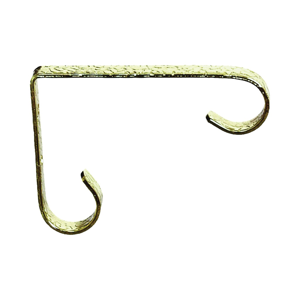 Planter Bracket 4" Scroll Brass