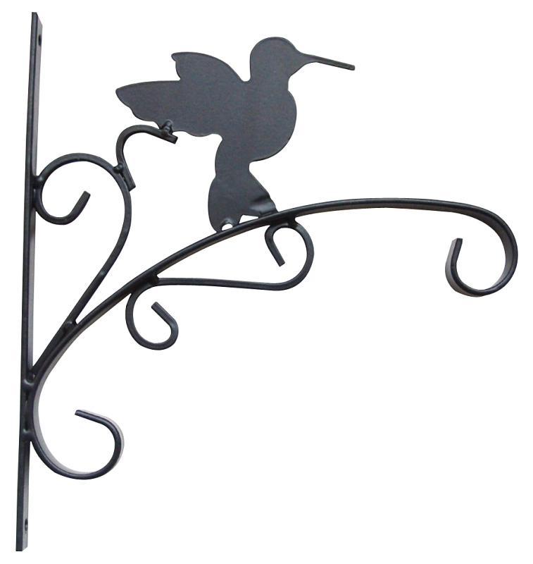 Planter Bracket Hummingbird Black