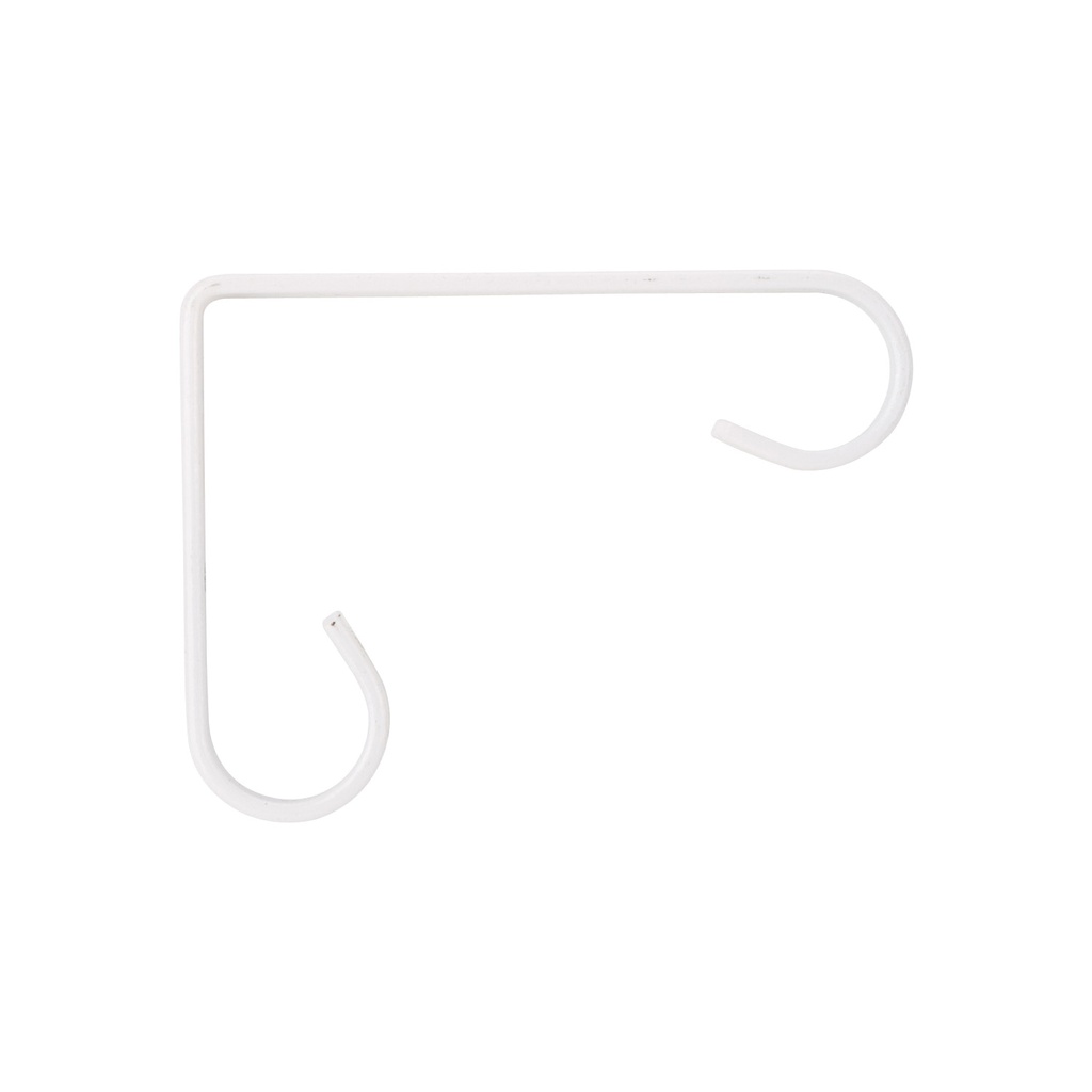 Planter Bracket 4" Scroll White