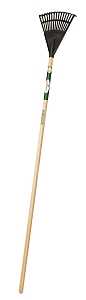 Shrub Rake 15-Tine 8" Head 48" Wood Handle