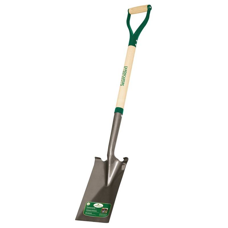 Square Point Shovel 7" Blade Wood D-Handle