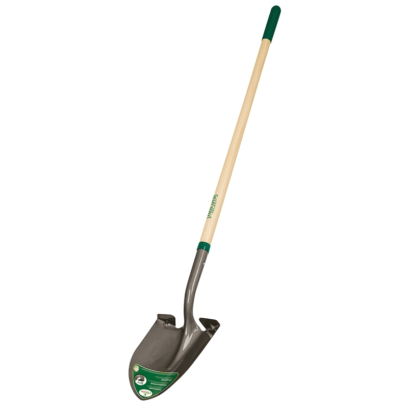 Round Point Shovel 48" Wood Handle w/Grip