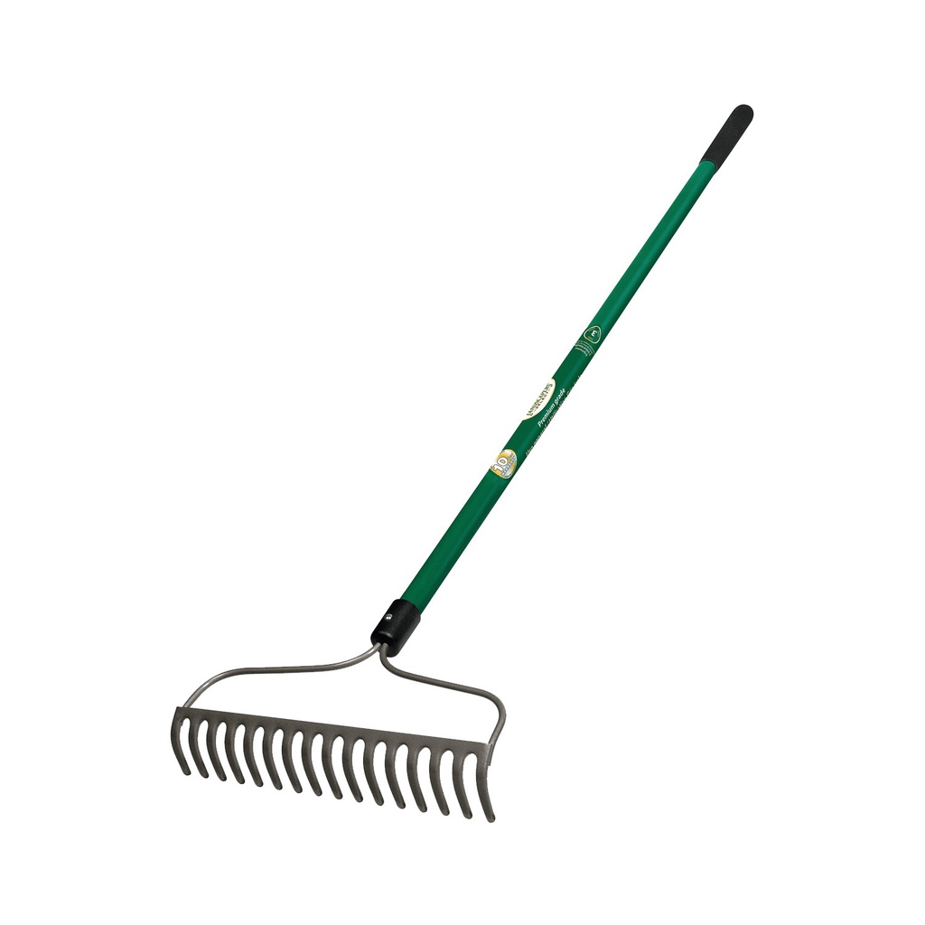 Bow Rake 16-Tine Fiberglass Handle