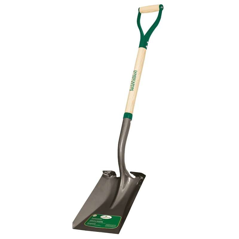 Square Point Shovel Wood D-Handle