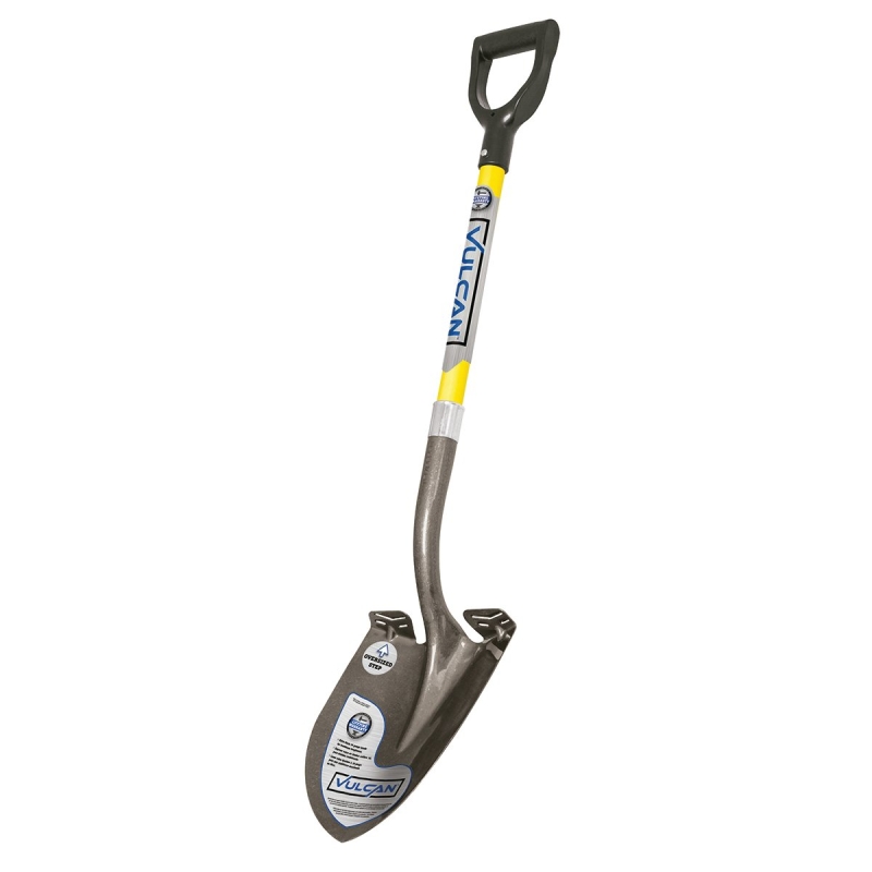 Round Point Shovel Fiberglass D-Handle