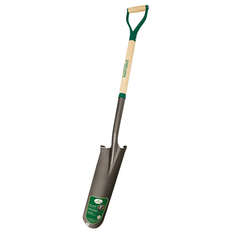 Drain Spade 6" Blade Wood D-Handle
