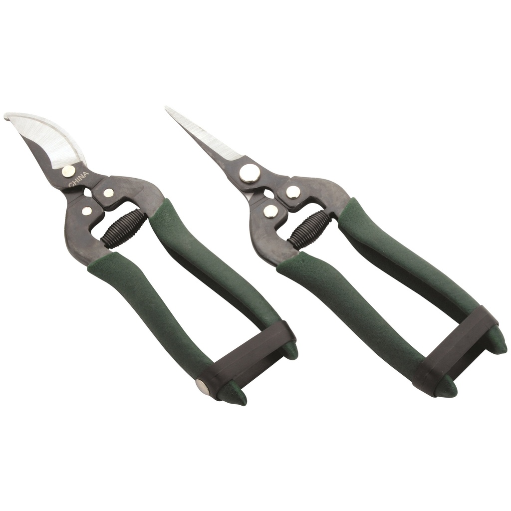 Pruning Set Floral & Fruit Trimmer & By-Pass 2pc