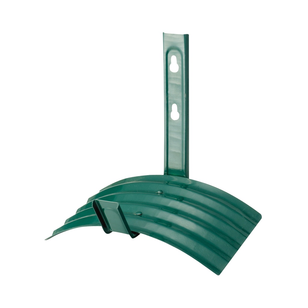 Hose Hanger Wall Mount Steel Green
