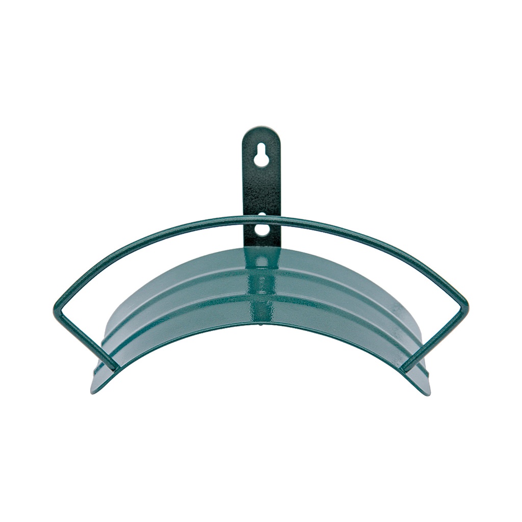 Hose Hanger Wall Mount Steel Green