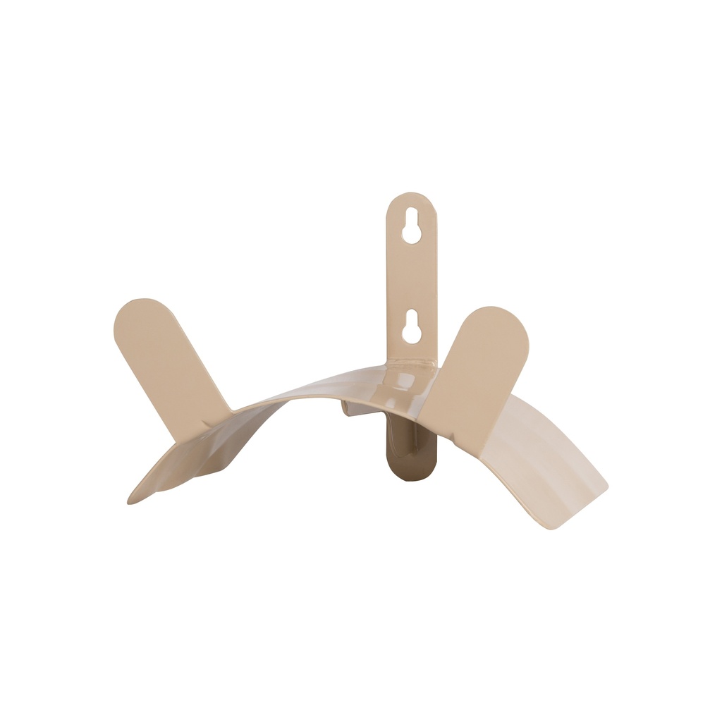 Hose Hanger Wall Mount Steel Tan