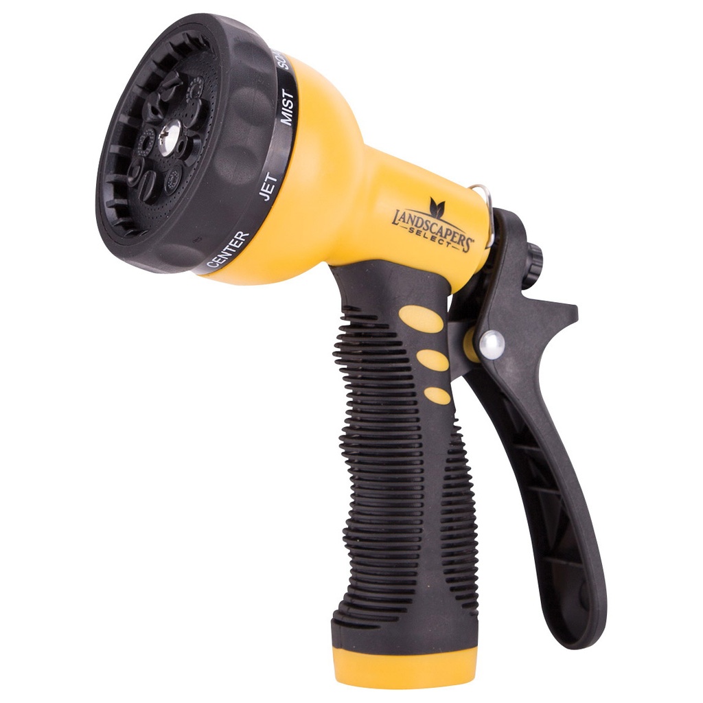 Spray Nozzle 6" 9-Pattern Plastic Yellow/Black