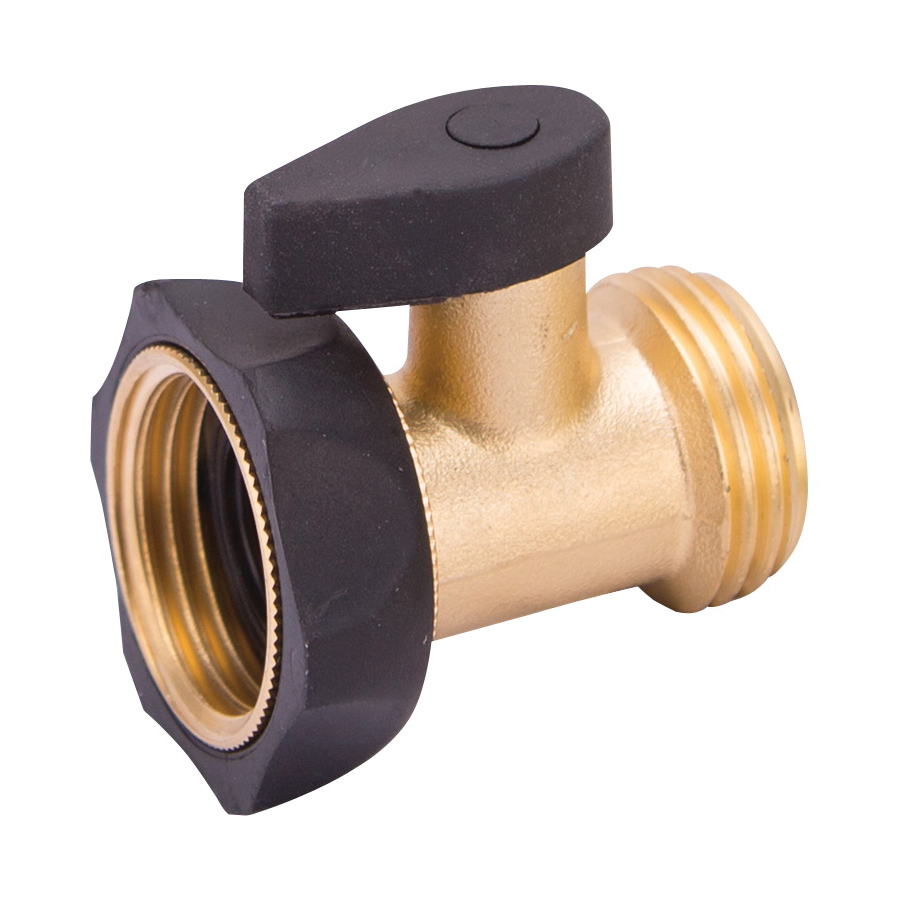 Shut-Off Valve Garden Hose 1Port Brass