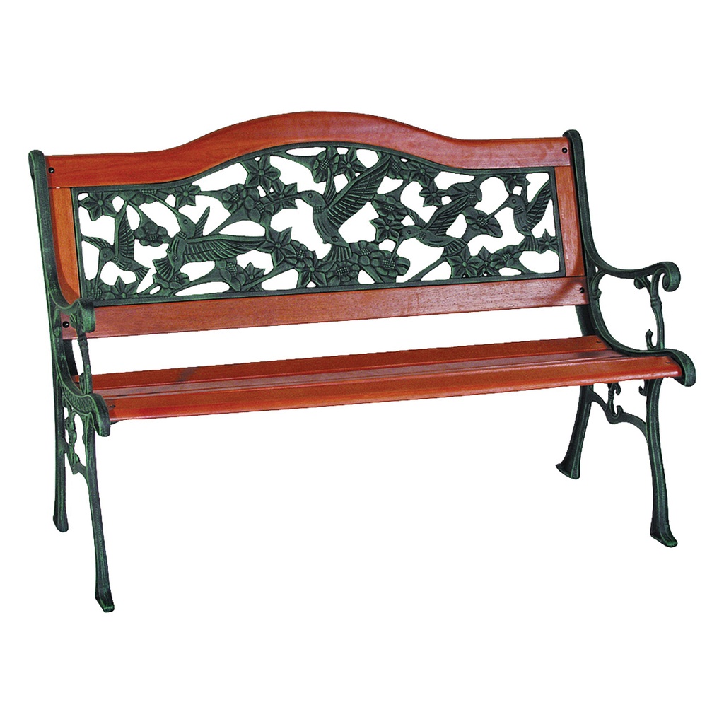 Park Bench HummingBird Design 