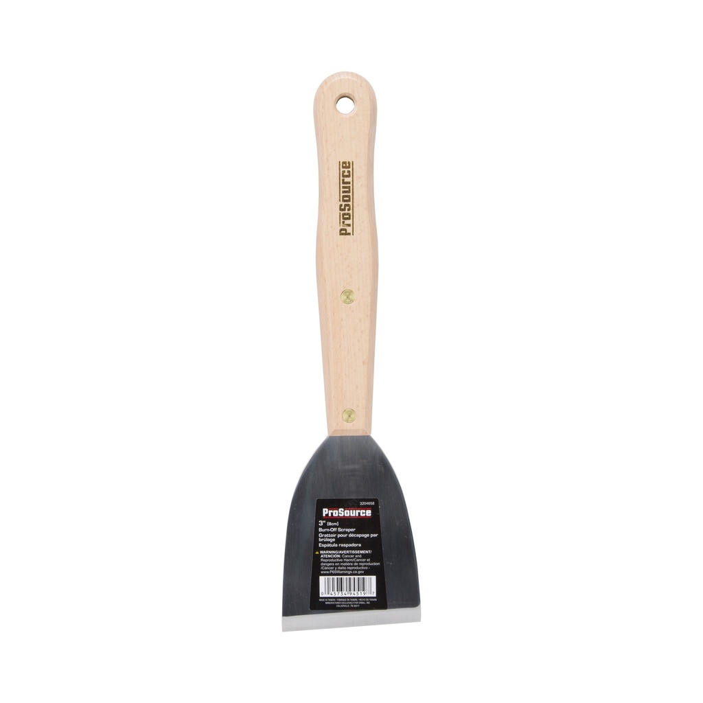 Burn Off Scraper 3" Angle Metal Blade