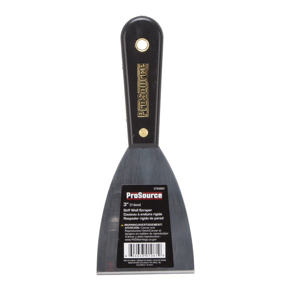 Wall Scraper 3" Stiff Metal Blade