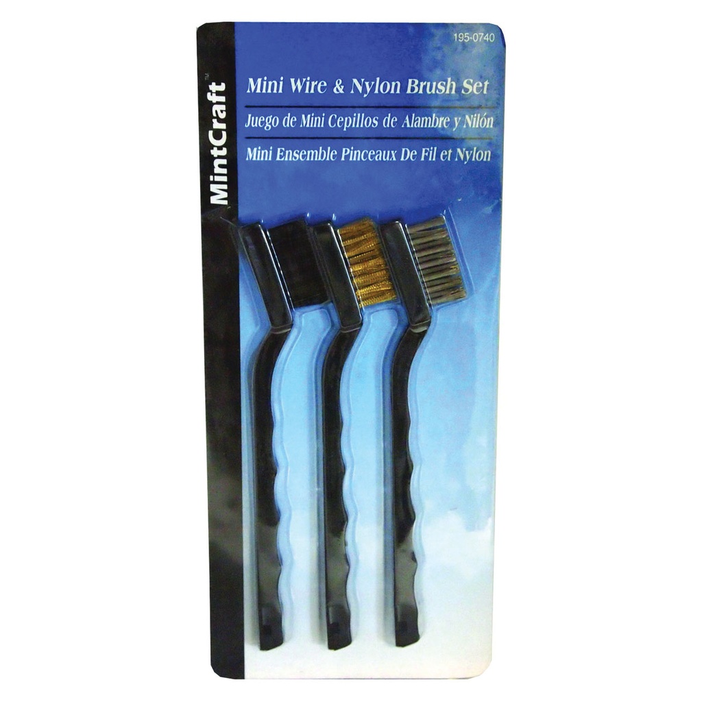 Wire Brush Set Mini 3pc