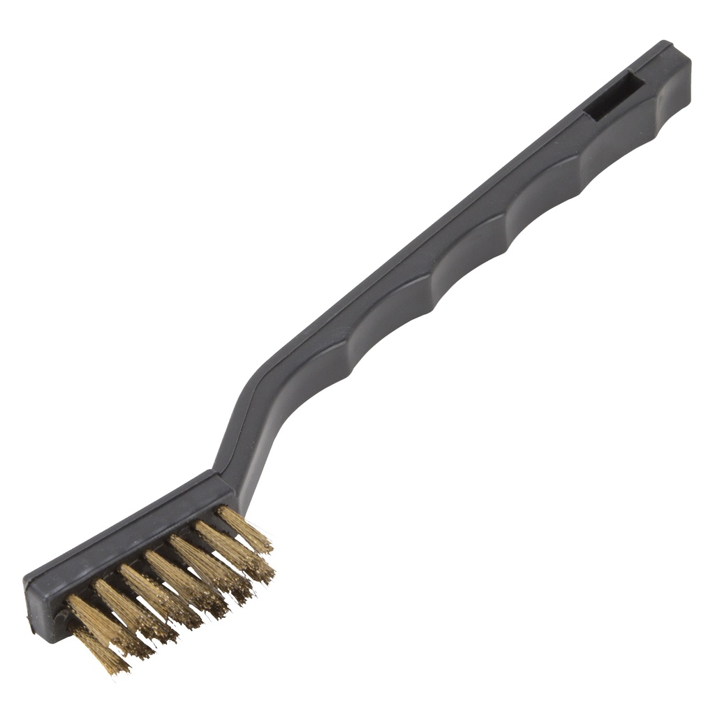 Wire Brush Brass Bristle 7"