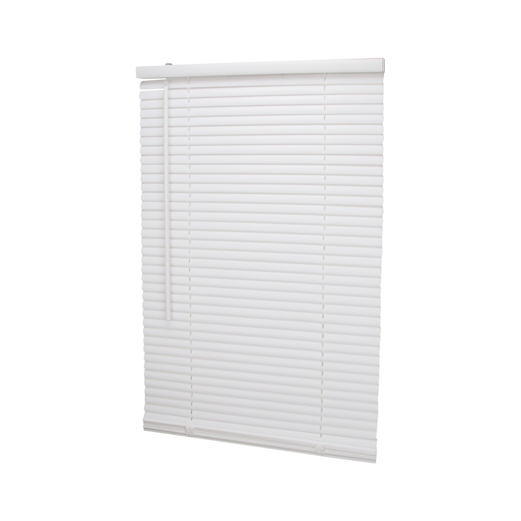 Blind Mini Cordless 23"x64" White 1" Slats