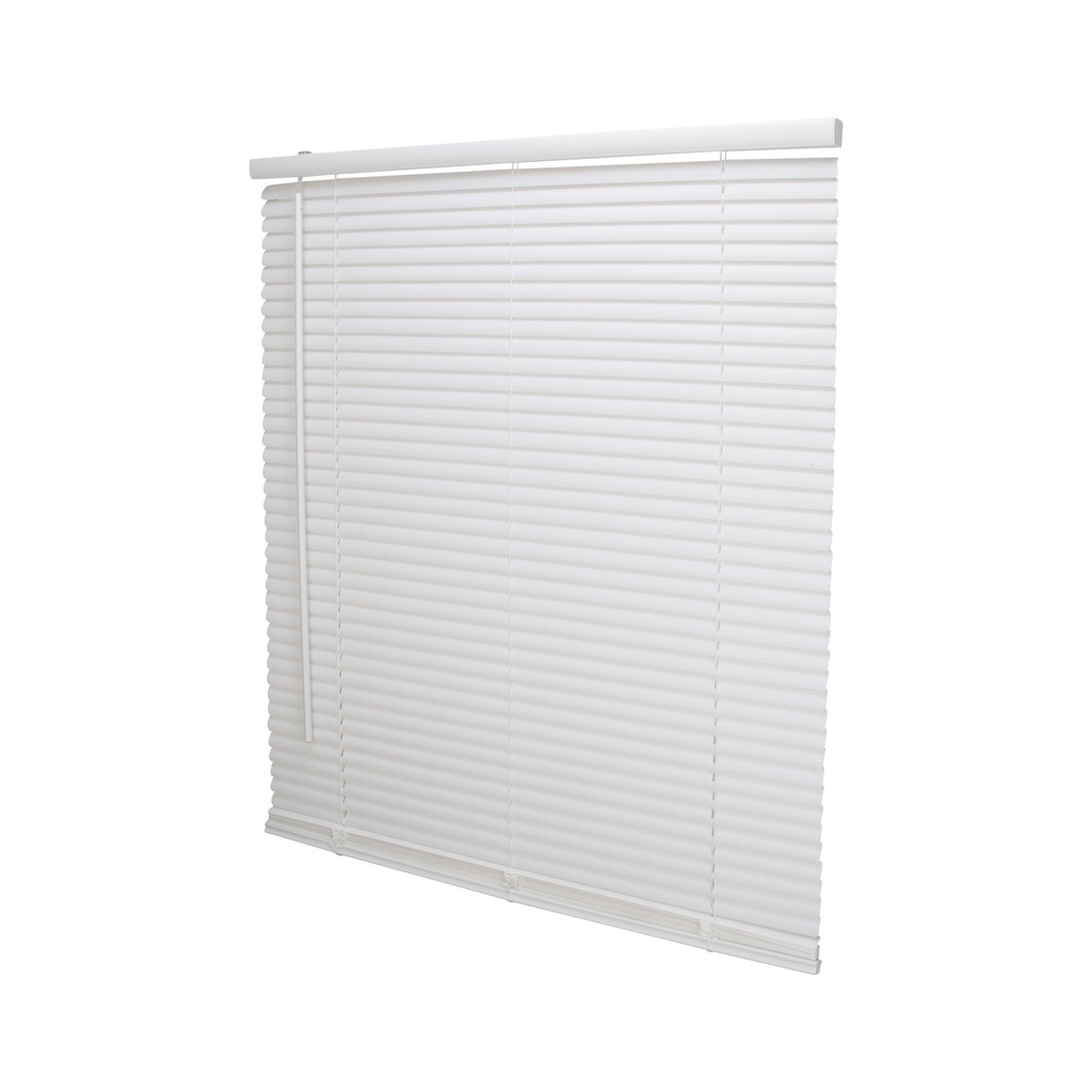 Blind Mini Cordless 30"x64" White 1" Slats