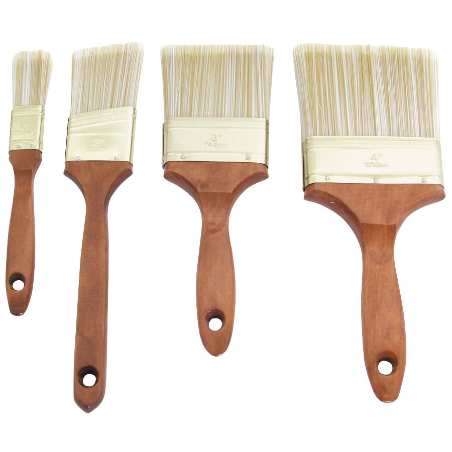 Paint Brush Set Polyester 4pc