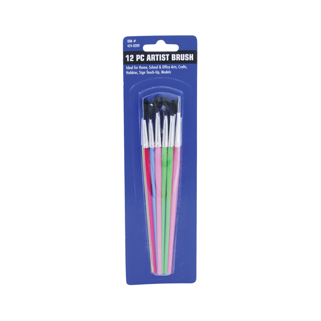 Paint Brush Set Artist 12pc