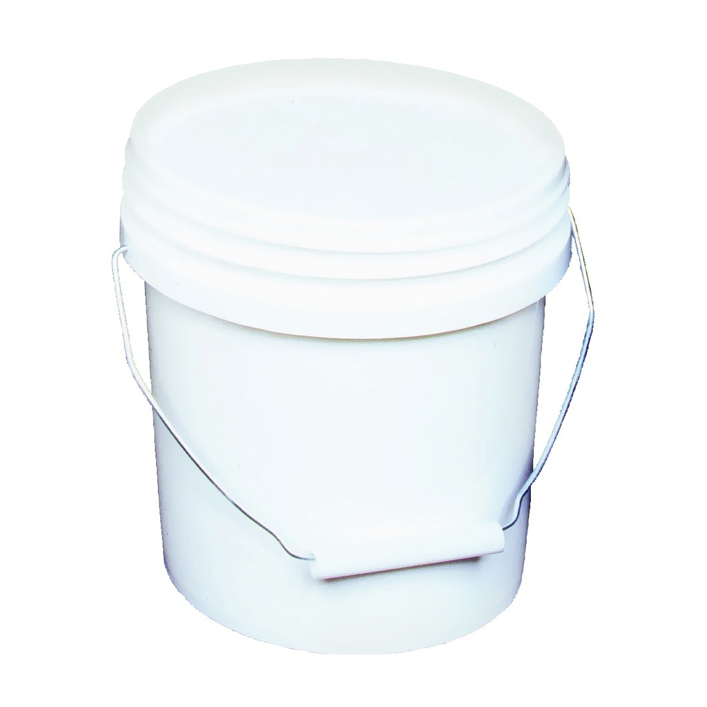 1GL PLASTIC PAIL WHITE