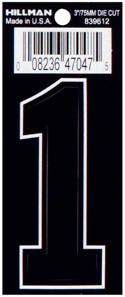 3 DIE-CUT BLACK VINYL 1