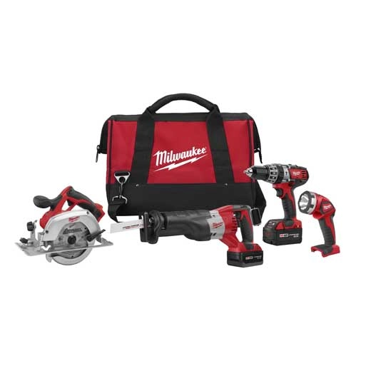 18V Cordless 4-Tool Combo Kit