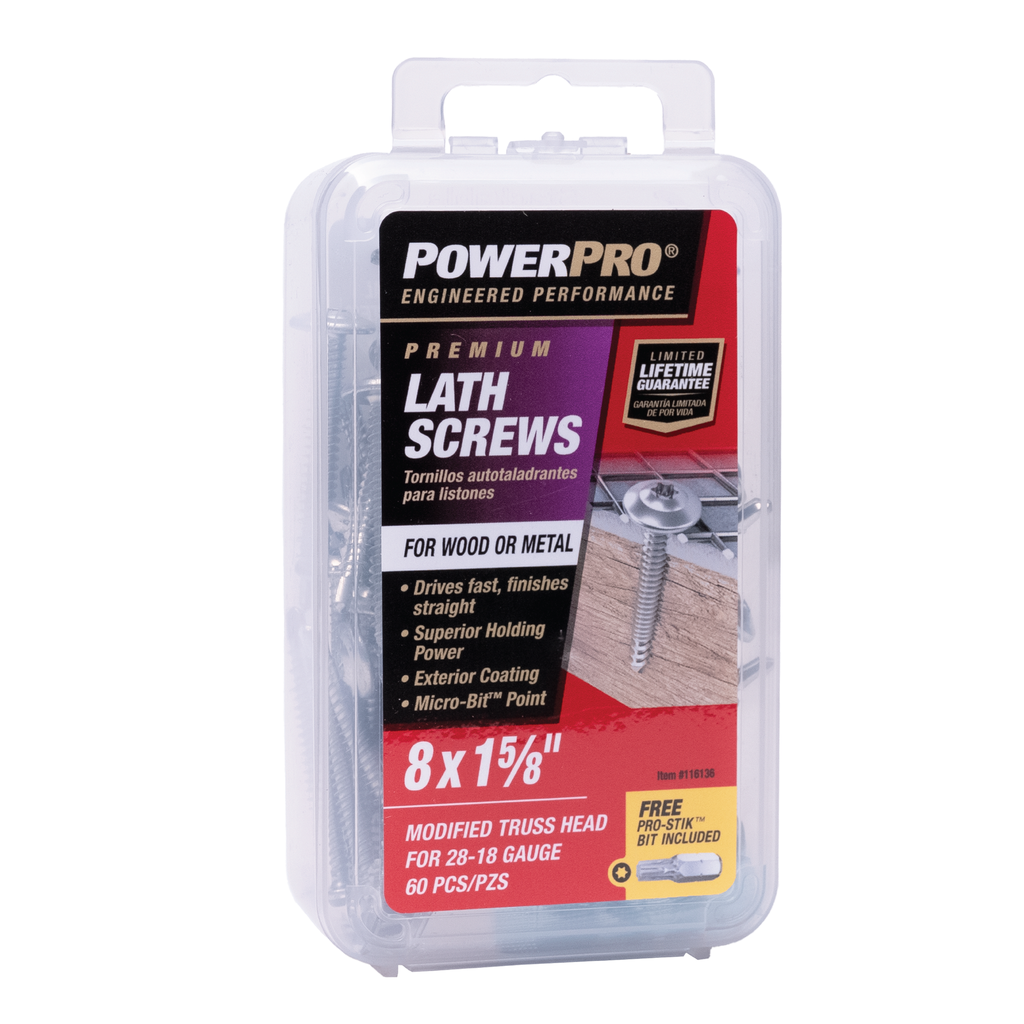 PP SD LATH TRUS 8X1-5/8 TORX DRIVE   