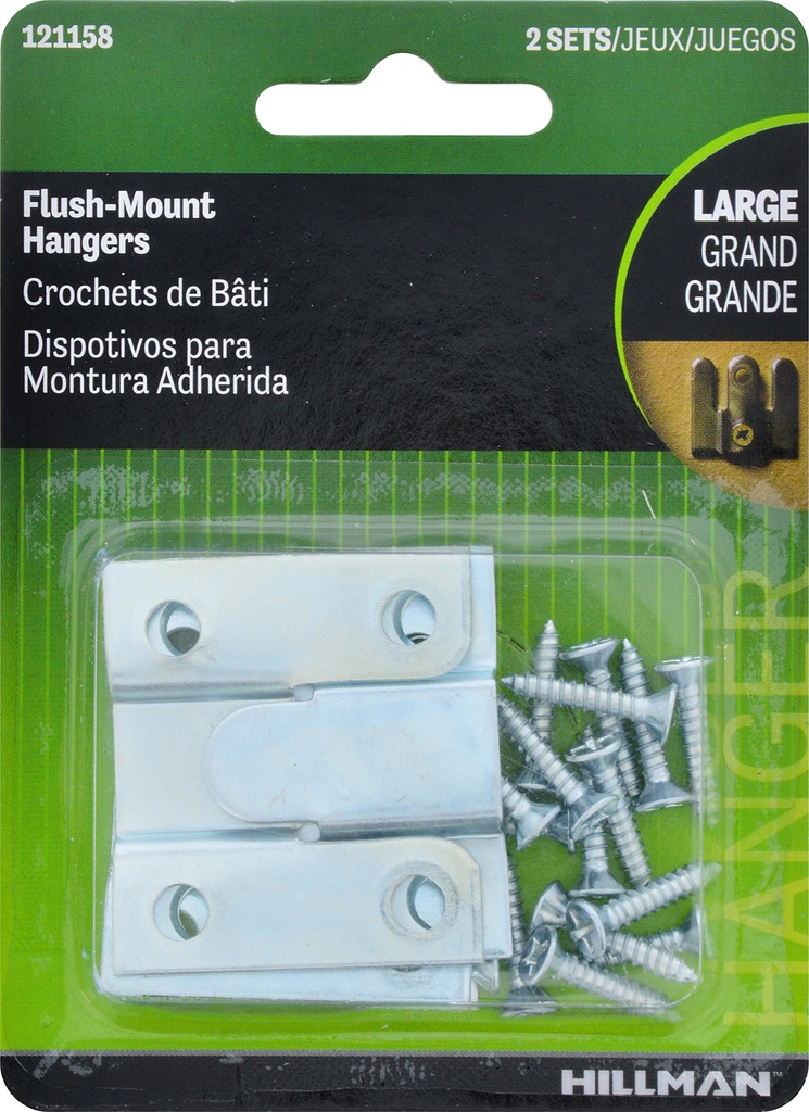 FLUSH MNT HGRS 1.75X1.5 10