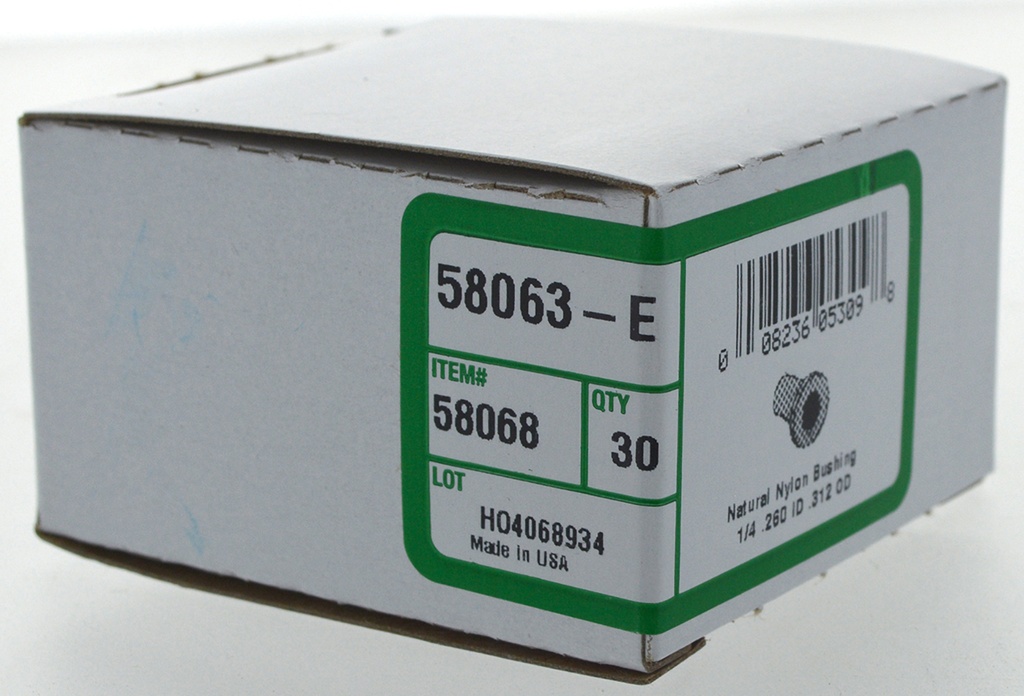 58063-E FLN BSH WH 1/4 .312 OD