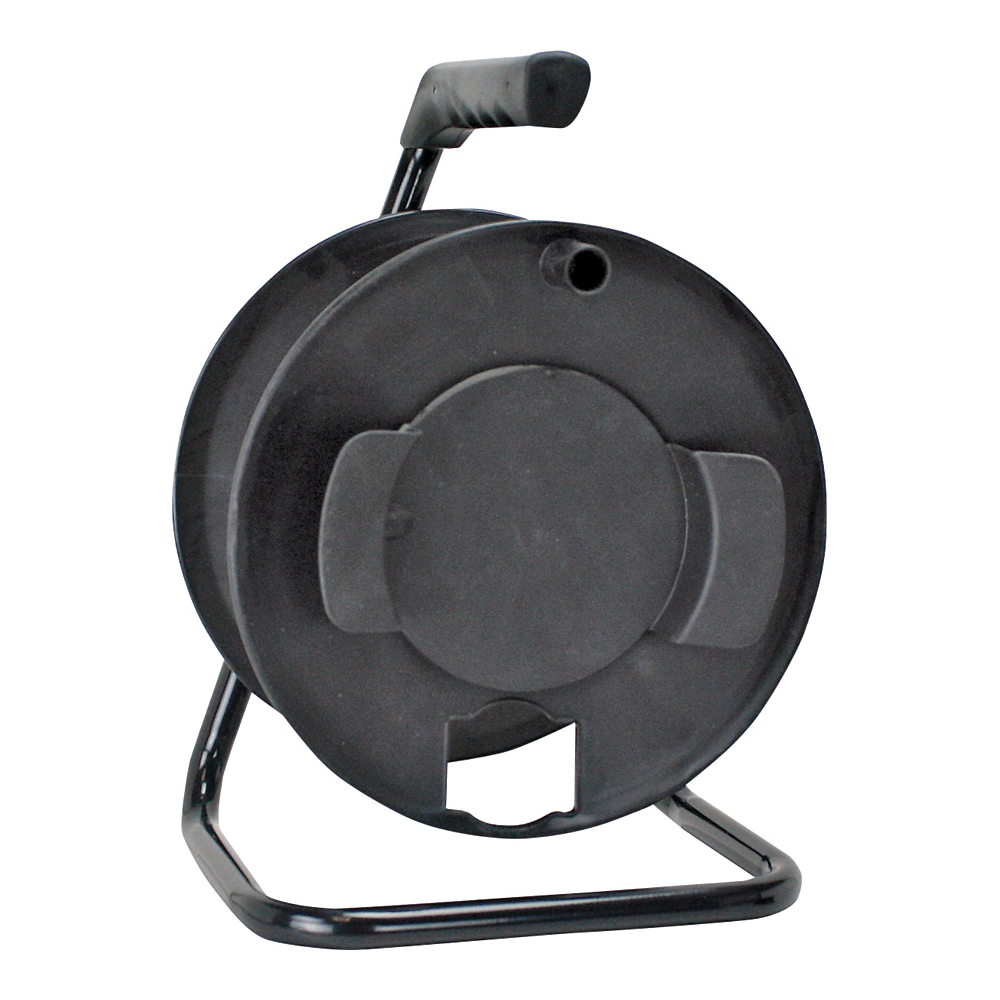 Cord Reel Wheel w/Stand Black