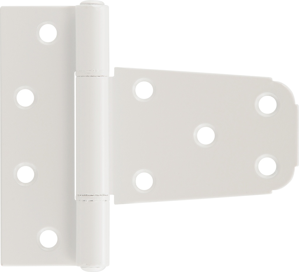 VINYL FENCE GATE HINGE WHT FIN