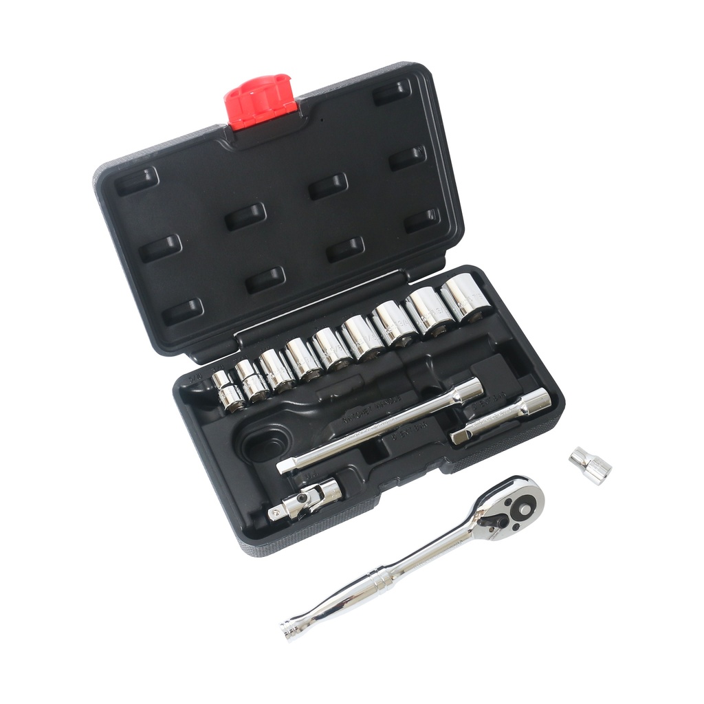 Socket Set SAE 3/8" Drive 15pc