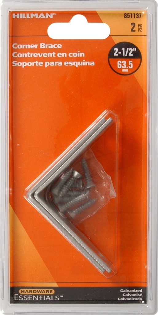 CD-CRN BRACE 2.5X5/8 MGV