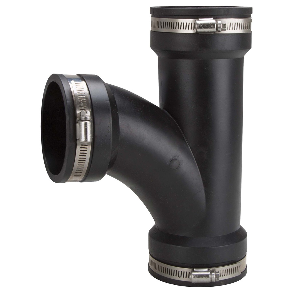 Flexible Tee 3"x3"x3" Black