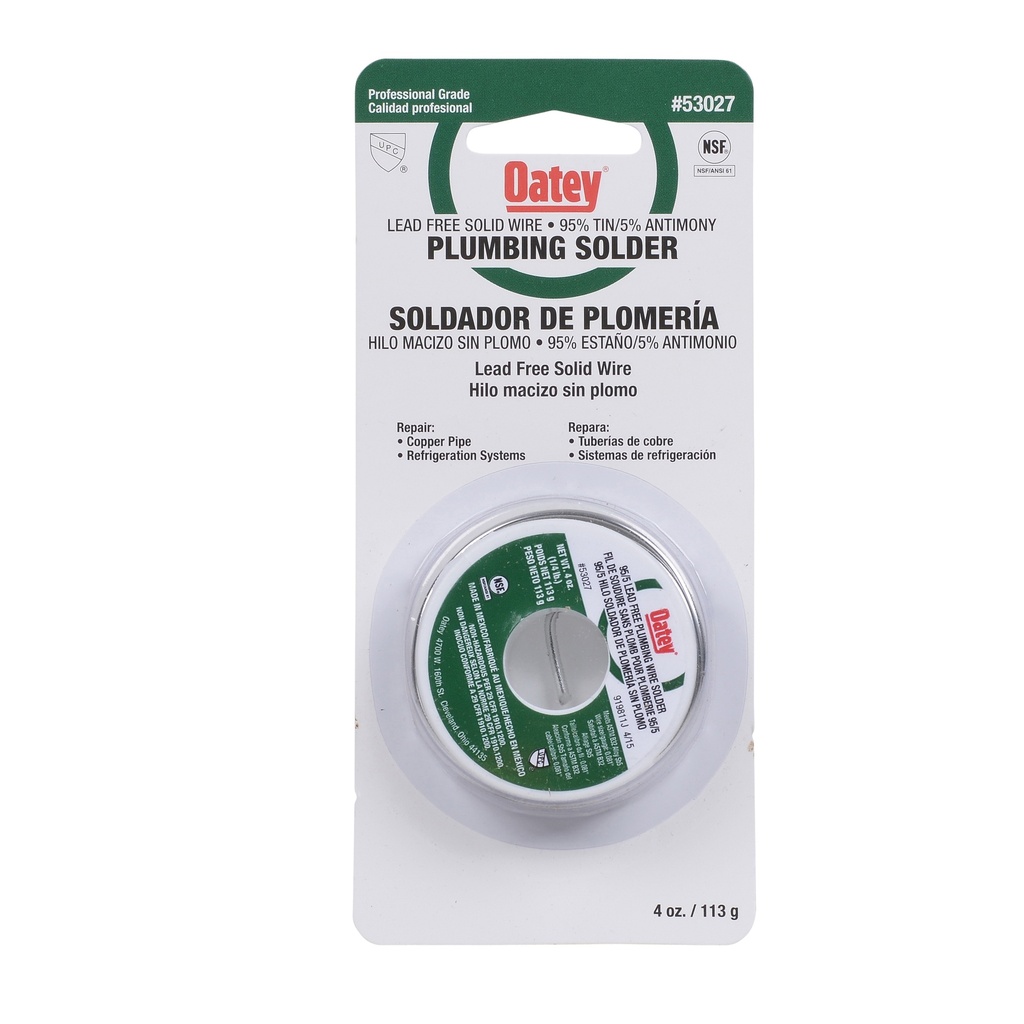 WIRE SOLDER 95/5 1/4LB