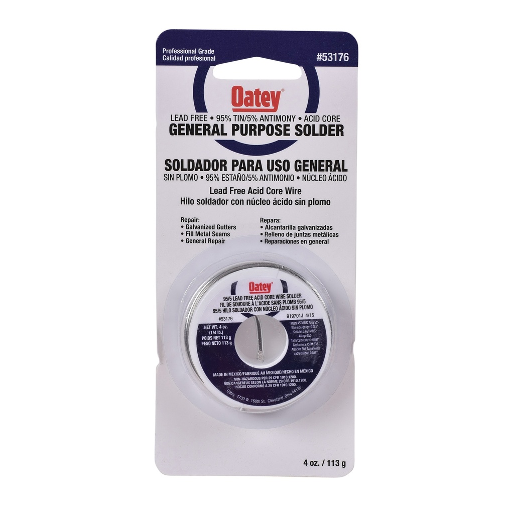 ACID SOLDER 95/5 1/4LB