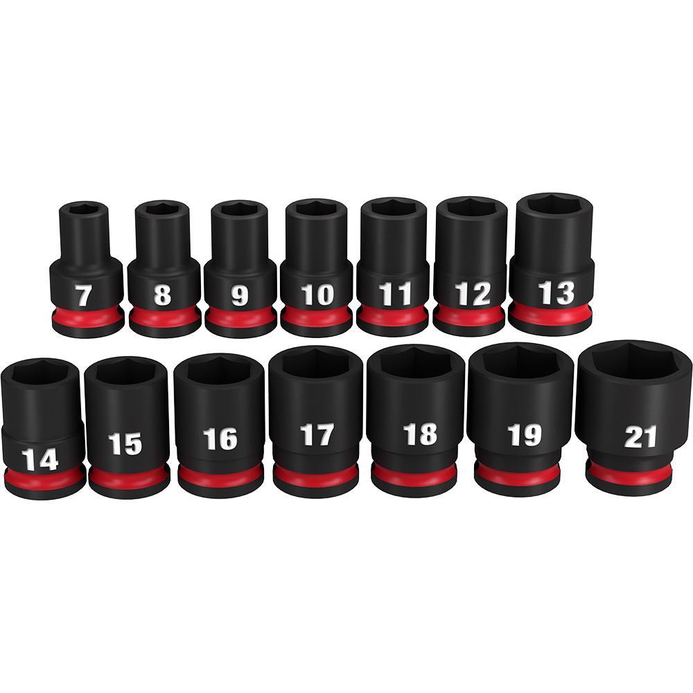 SOCKET SET 6PT METRIC 3/8" DR