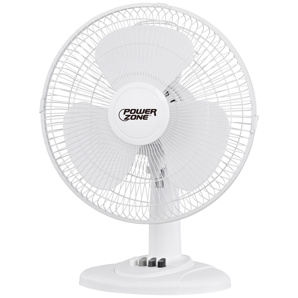 Table Fan 16" 3-Blade White