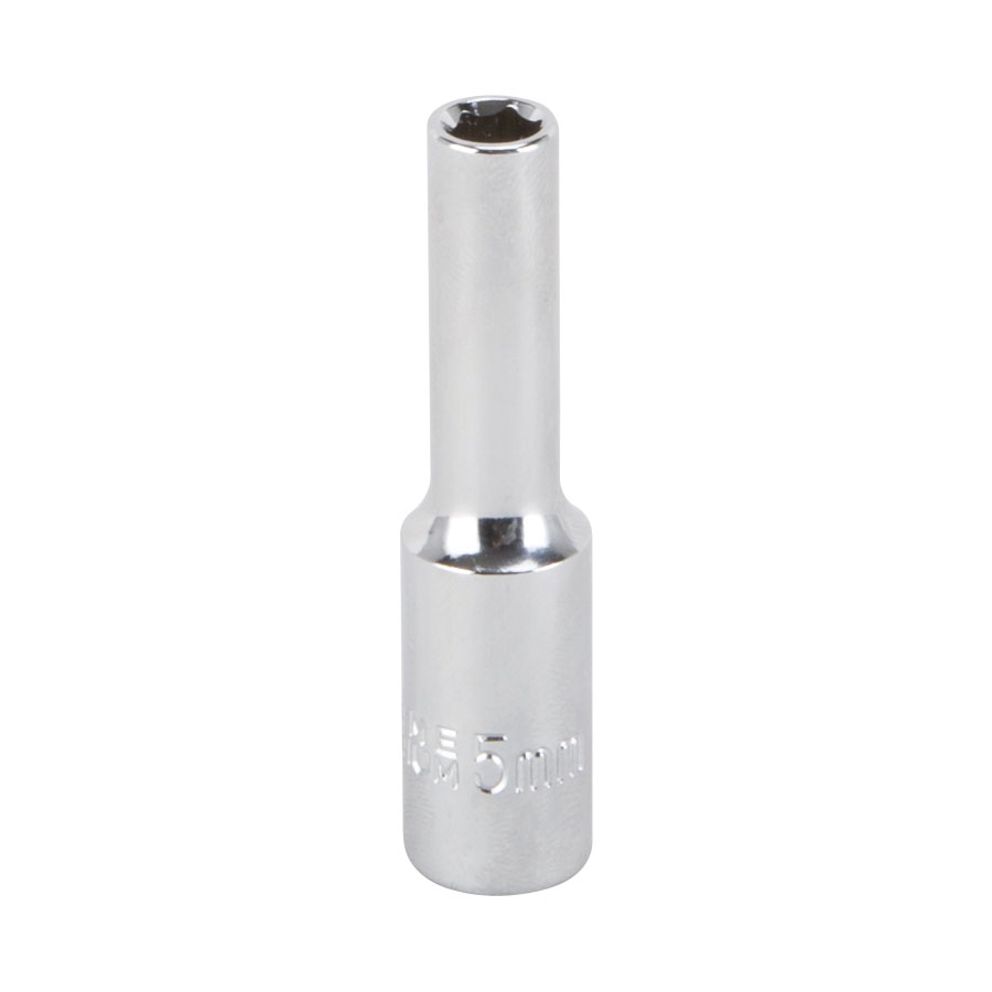 DEEP SOCKET 5MM 1/4DRIVE 6PT