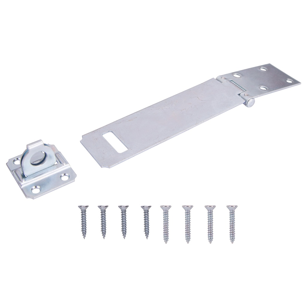 Hasp Safety Fixed 6" Zinc