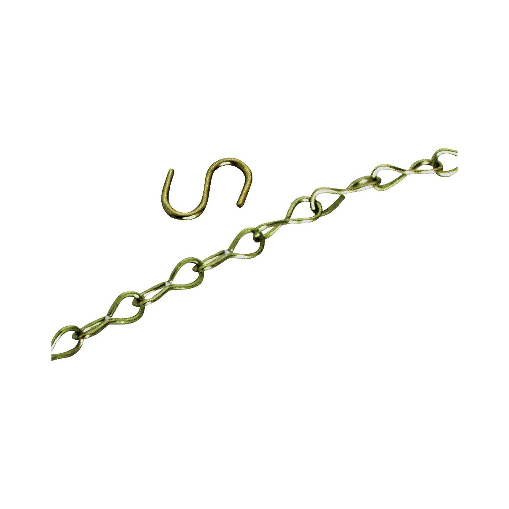 Planter Extender Chain 18" Brass