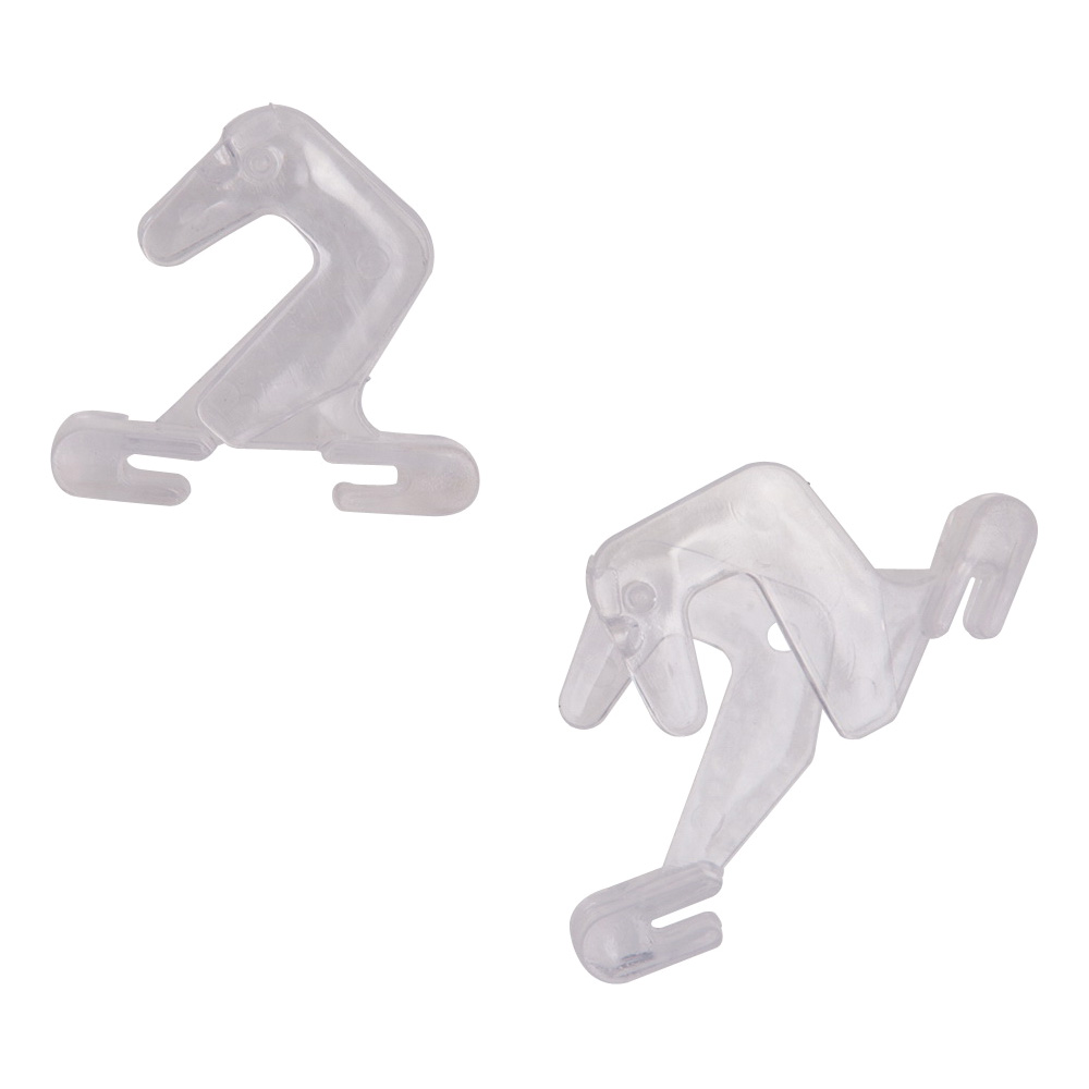 Ceiling Track Hook Clear 2pc